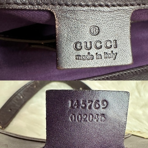 💯Authentic Gucci Hobo Leather Handbag🍀 - Picture 8 of 16